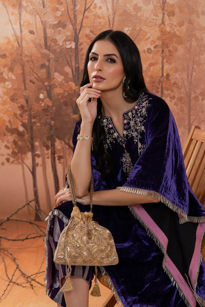 Ultra Violet Kaftan Co-Ord Set