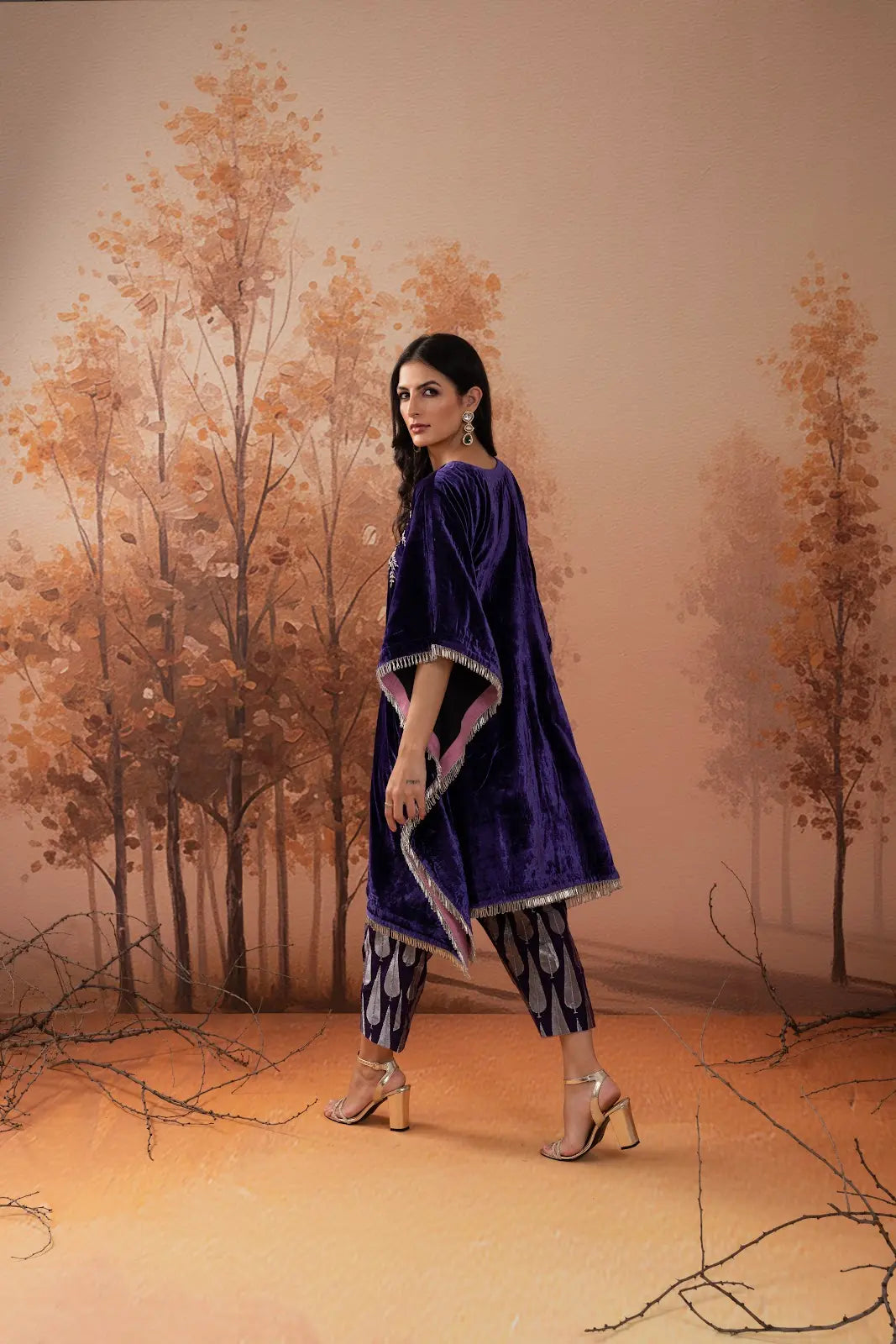 Ultra Violet Kaftan Co-Ord Set