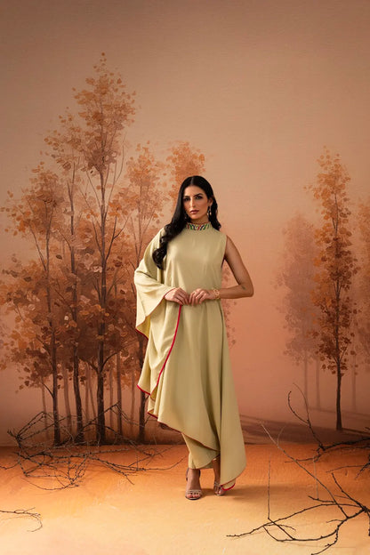 Pista Green Drape Set