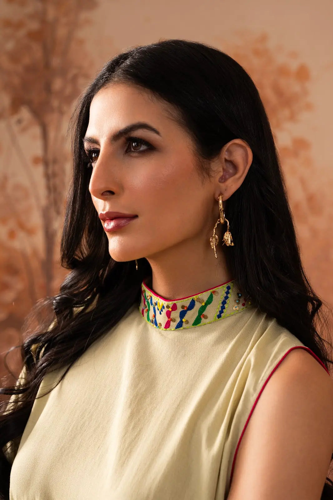 Pista Green Drape Set