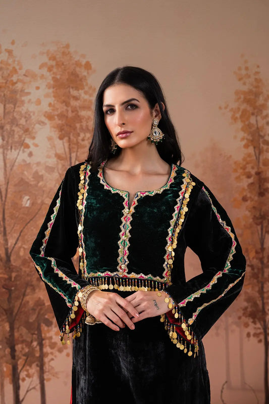 Nooré Velvet Winter Co-Ord Set