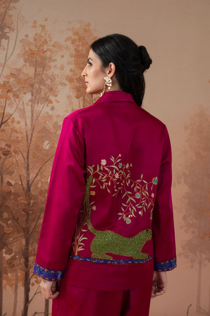 Fuchsia Panther Sparkle Set