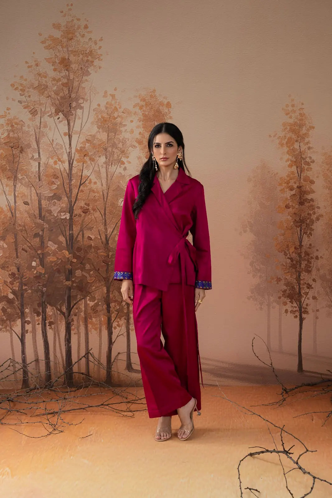 Fuchsia Panther Sparkle Set