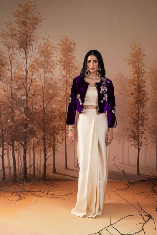 Regal Jacket Pleated Skirt Set