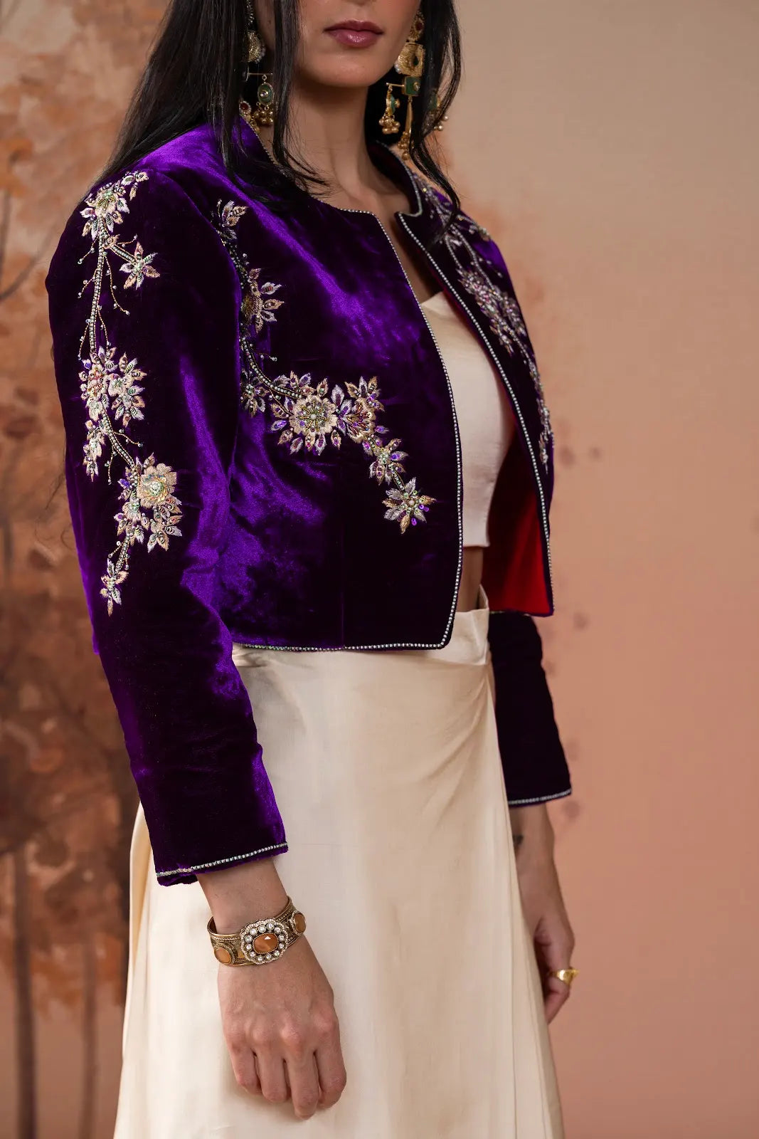 Regal Jacket Pleated Skirt Set